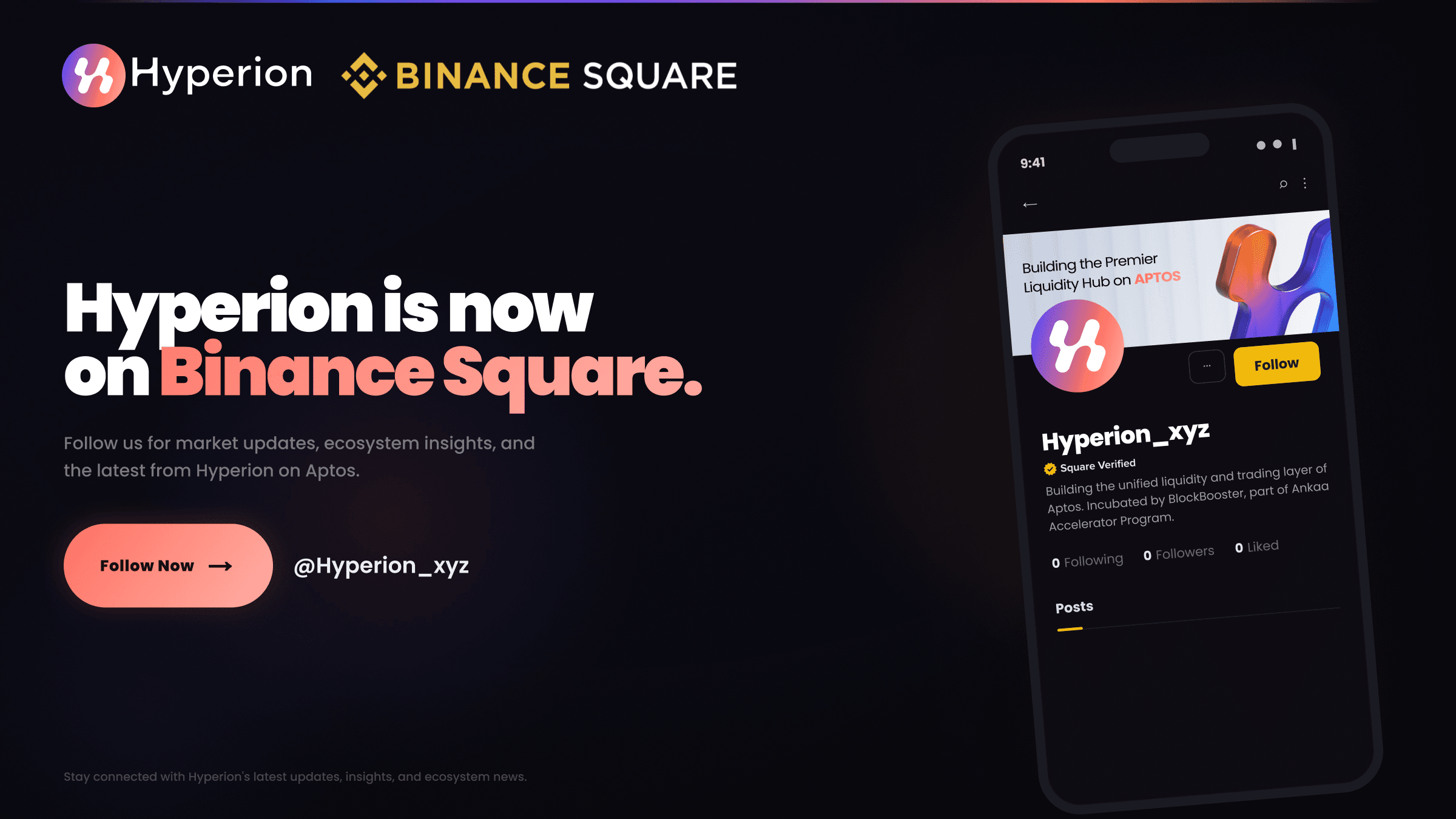 Hyperion X Binance Square overview